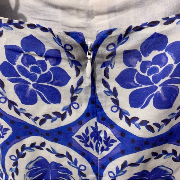 FARM rio puff sleeve cotton tile blouse - Picture 5 of 12